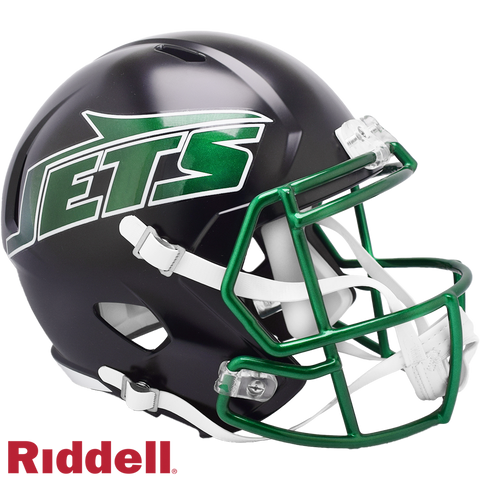 New York Jets Helmet Riddell Replica Full Size Speed Style On-Field Alternate 2024 #1 - Special Order-0