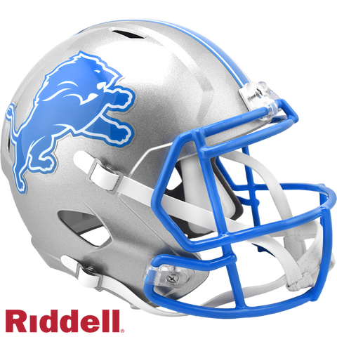 Detroit Lions Helmet Riddell Replica Full Size Speed Style 2024-0