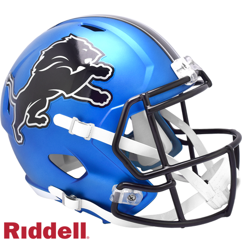 Detroit Lions Helmet Riddell Replica Full Size Speed Style On-Field Alternate 2024-0