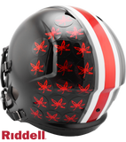 Ohio State Buckeyes Helmet Riddell Replica Full Size Speed Style Black Alternate-0