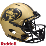 San Francisco 49ers Helmet Riddell Replica Full Size Speed Style Rave Alternate-0