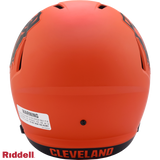 Cleveland Browns Helmet Riddell Replica Full Size Speed Style Rave Alternate-1