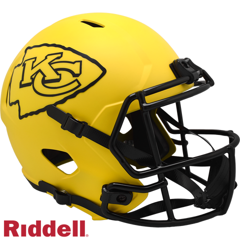 Kansas City Chiefs Helmet Riddell Replica Full Size Speed Style Rave Alternate-0