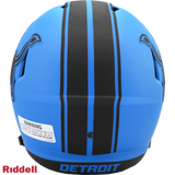 Detroit Lions Helmet Riddell Replica Full Size Speed Style Rave Alternate-1