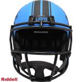 Detroit Lions Helmet Riddell Replica Full Size Speed Style Rave Alternate-2
