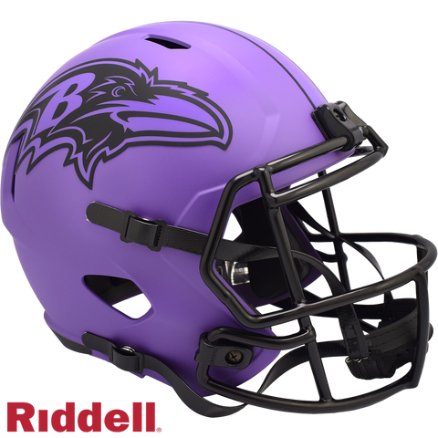 Baltimore Ravens Helmet Riddell Replica Full Size Speed Style Rave Alternate-0