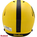 Pittsburgh Steelers Helmet Riddell Replica Full Size Speed Style Rave Alternate-1
