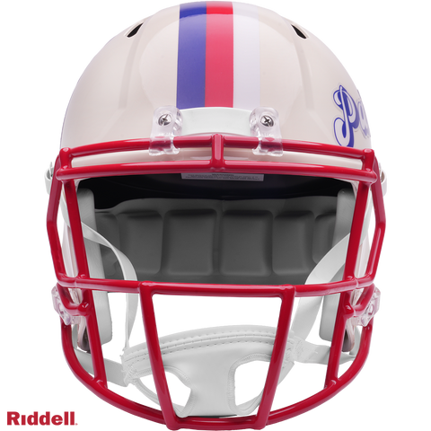 New England Patriots Helmet Riddell Replica Full Size Speed Style Retro Collection-0
