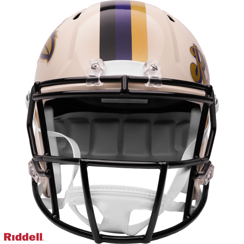 Baltimore Ravens Helmet Riddell Replica Full Size Speed Style Retro Collection-0