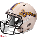 Baltimore Ravens Helmet Riddell Replica Full Size Speed Style Retro Collection-3