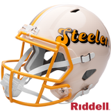 Pittsburgh Steelers Helmet Riddell Replica Full Size Speed Style Retro Collection-1