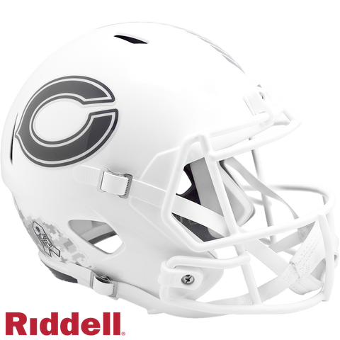 Chicago Bears Helmet Riddell Replica Full Size Speed Style Salute To Service 2024-0