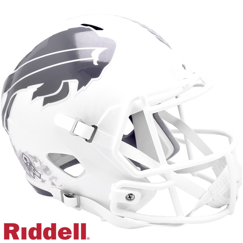 Buffalo Bills Helmet Riddell Replica Full Size Speed Style Salute To Service 2024-0