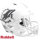 Miami Dolphins Helmet Riddell Replica Full Size Speed Style Salute To Service 2024-0