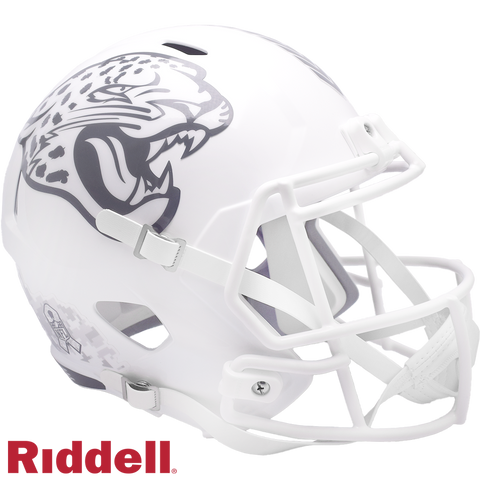 Jacksonville Jaguars Helmet Riddell Replica Full Size Speed Style Salute To Service 2024-0