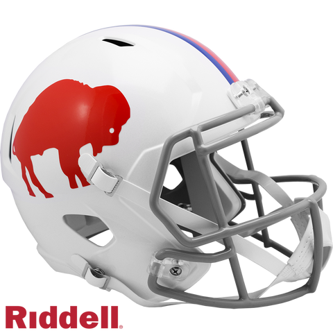 Buffalo Bills Helmet Riddell Replica Full Size Speed Style 1965-1973 T/B - Special Order-0