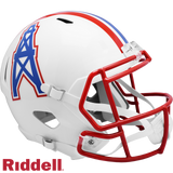 Houston Oilers Helmet Riddell Replica Full Size Speed Style 1981-1998 T/B Special Order-0