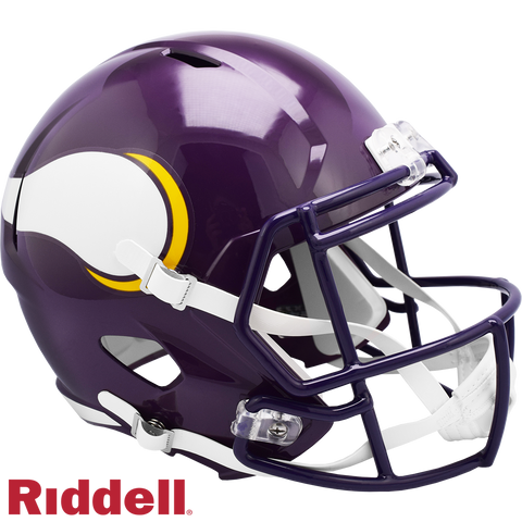 Minnesota Vikings Helmet Riddell Replica Full Size Speed Style 1983-2001 T/B Special Order-0