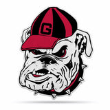 Georgia Bulldogs Pennant Shape Cut Mascot Design-0