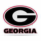 Georgia Bulldogs Pennant Shape Cut Logo Design-0