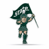 Michigan State Spartans Pennant Shape Cut Mascot Design-0