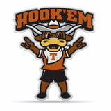 Texas Longhorns Pennant Shape Cut Mascot Design-0
