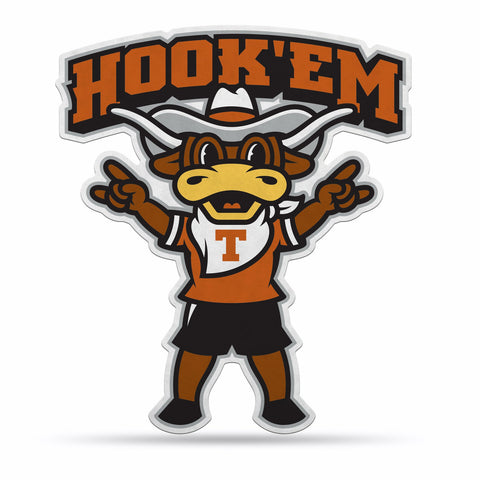 Texas Longhorns Pennant Shape Cut Mascot Design-0