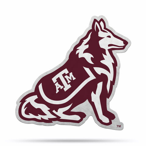 Texas A&M Aggies Pennant Shape Cut Mascot Design-0