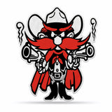 Texas Tech Red Raiders Pennant Shape Cut Mascot Design-0