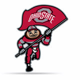 Ohio State Buckeyes Pennant Shape Cut Mascot Design-0