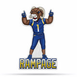 Los Angeles Rams Pennant Shape Cut Mascot Design-0