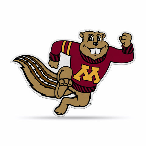 Minnesota Golden Gophers Pennant Shape Cut Mascot Design-0