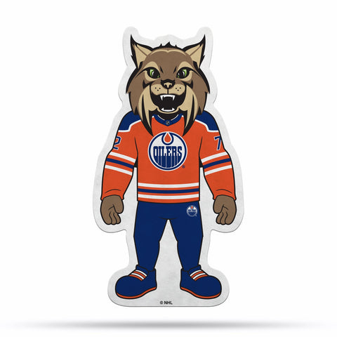 Edmonton Oilers Pennant Shape Cut Mascot Design - Special Order-0