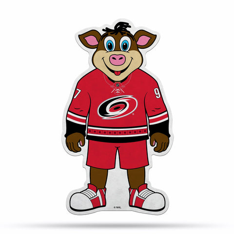 Carolina Hurricanes Pennant Shape Cut Mascot Design-0