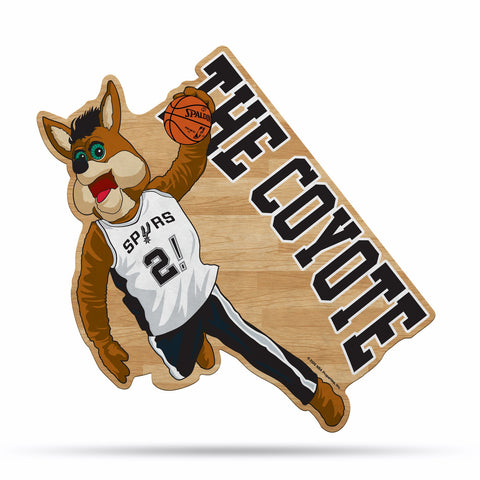 San Antonio Spurs Pennant Shape Cut Mascot Design Special Order-0