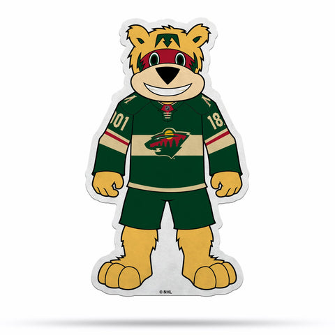 Minnesota Wild Pennant Shape Cut Mascot Design-0