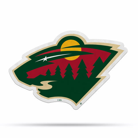 Minnesota Wild Pennant Shape Cut Logo Design-0