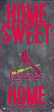 Saint (St.) Louis Cardinals Sign Wood 6x12 Home Sweet Home Design - Team Fan Cave