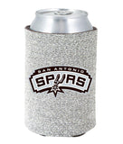 San Antonio Spurs Kolder Kaddy Can Holder Glitter Black Special Order - Team Fan Cave