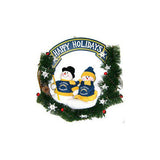 San Diego Chargers Wreath 20 Inch Snowman - Team Fan Cave