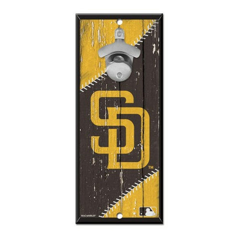 San Diego Padres Sign Wood 5x11 Bottle Opener - Special Order