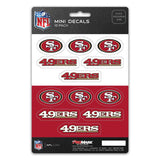 San Francisco 49ers Decal Set Mini 12 Pack