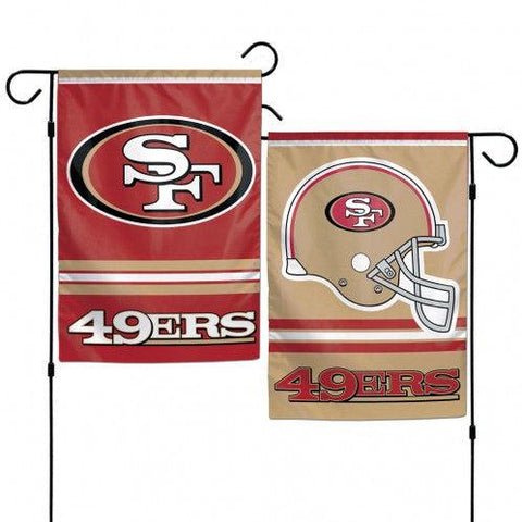 San Francisco 49ers Flag 12x18 Garden Style 2 Sided