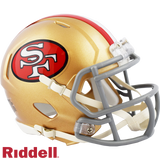 San Francisco 49ers Helmet Riddell Replica Mini Speed Style 1964-1995 T/B-0