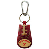 San Francisco 49ers Keychain Classic Jersey Colin Kaepernick Design - Team Fan Cave