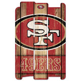 San Francisco 49ers Sign 11x17 Wood Fence Style-0