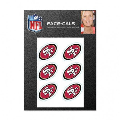 San Francisco 49ers Tattoo Face Cals