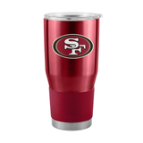 San Francisco 49ers Travel Tumbler 30oz Stainless Steel-0