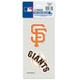 San Francisco Giants Set of 2 Die Cut Decals