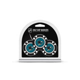 San Jose Sharks Golf Chip with Marker 3 Pack